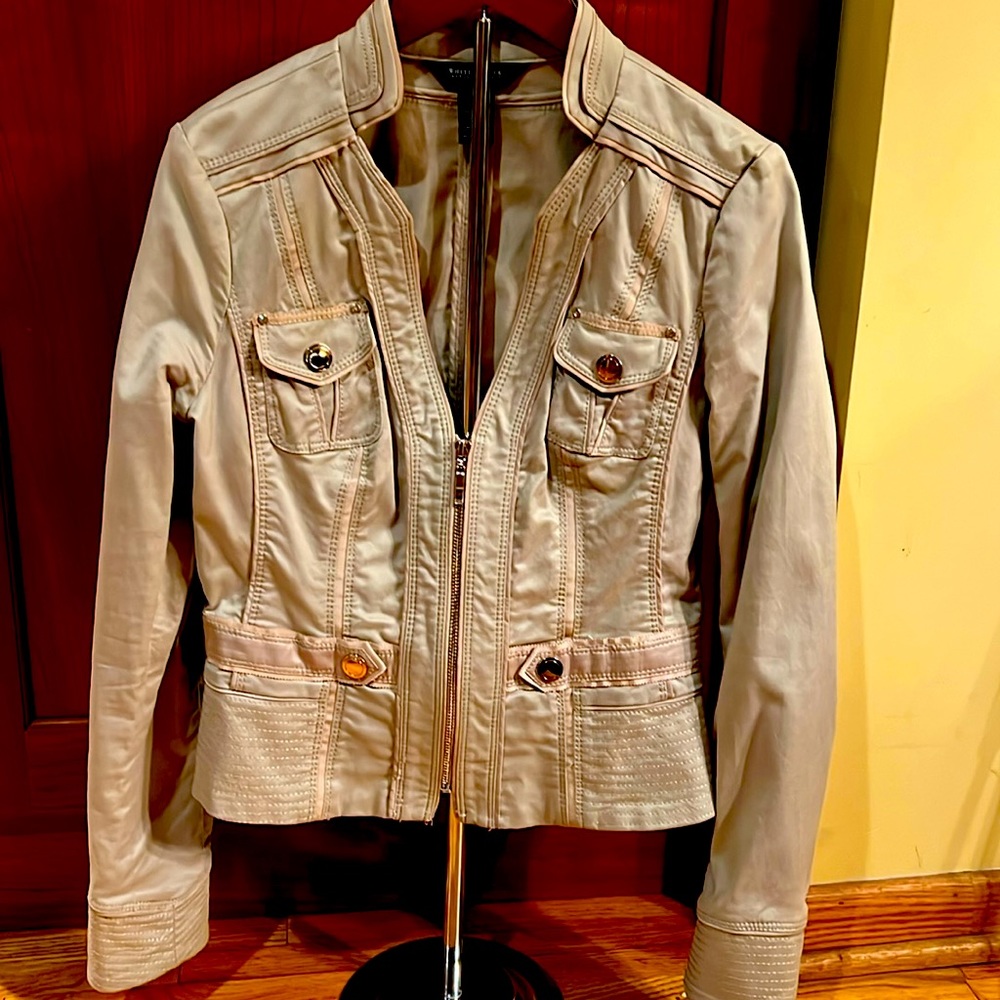 Black house white market jacket